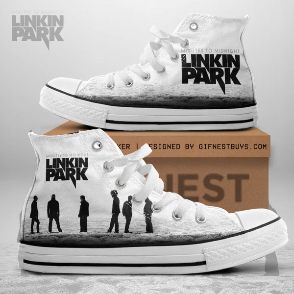 Linkin Park High Top Canvas Shoes - GNE 1528