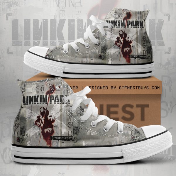 Linkin Park High Top Canvas Shoes - GNE 1602