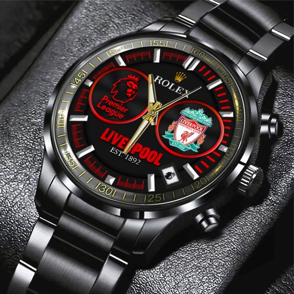 Liverpool x Rolex Black Stainless Steel Watch - MAITM 8124