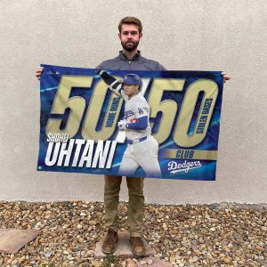 Los Angeles Dodgers x Shohei Ohtani 3D House Flag - MAITM 8099