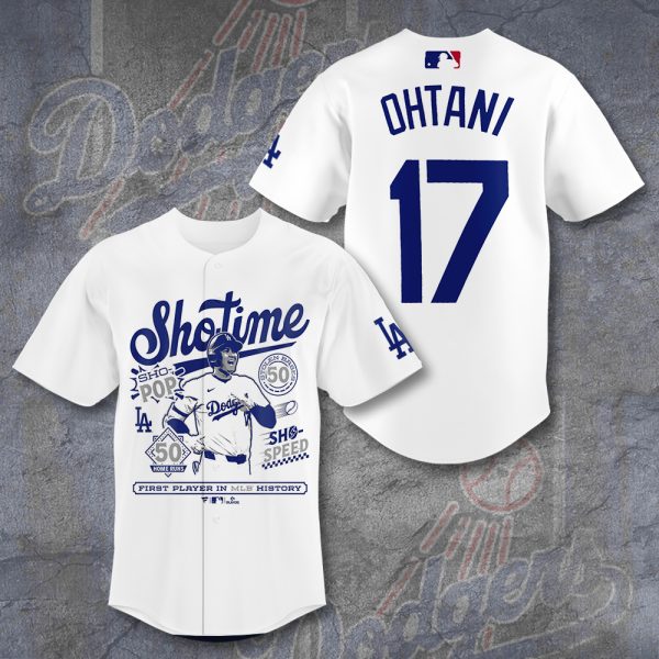 Los Angeles Dodgers x Shohei Ohtani Baseball Jersey - MAITM 8096