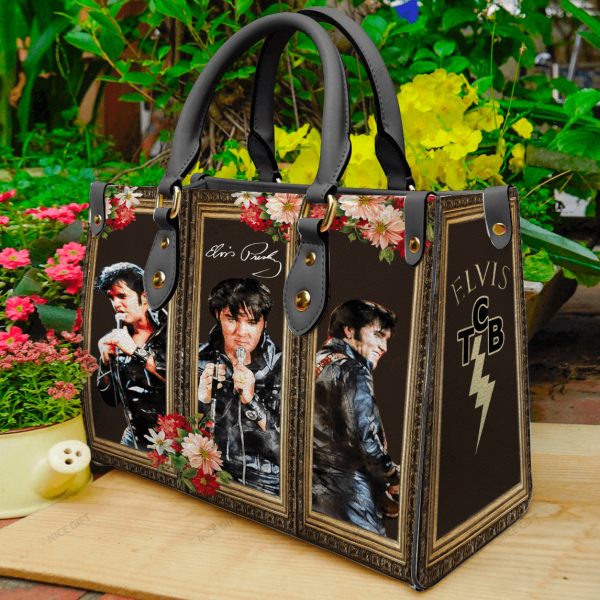 Elvis Presley Leather HandBag - MAITM 4404