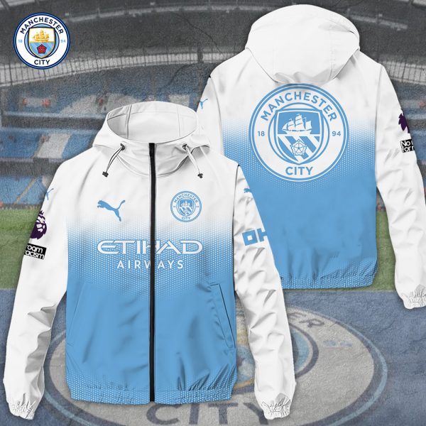 Manchester City 3D Windbreaker Jacket - TANTN 8280