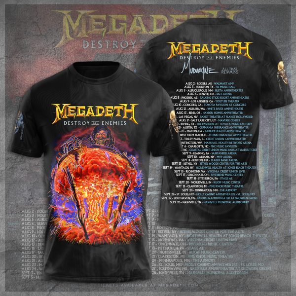 Megadeth Band 3D Apparel – TANTN 8261