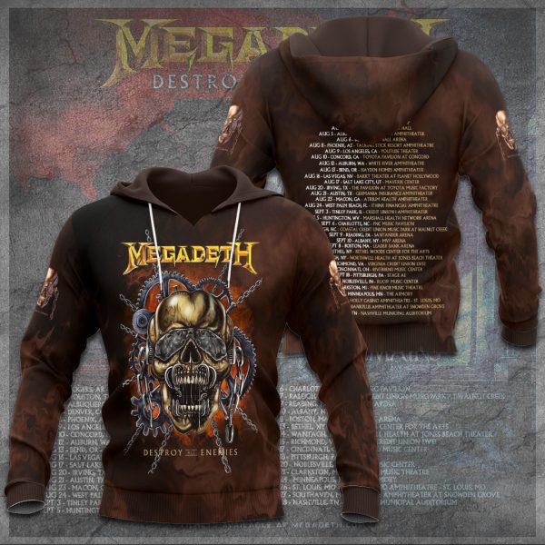 Megadeth Band 3D Apparel - TANTN 8262