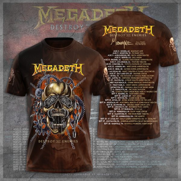 Megadeth Band 3D Apparel - TANTN 8262