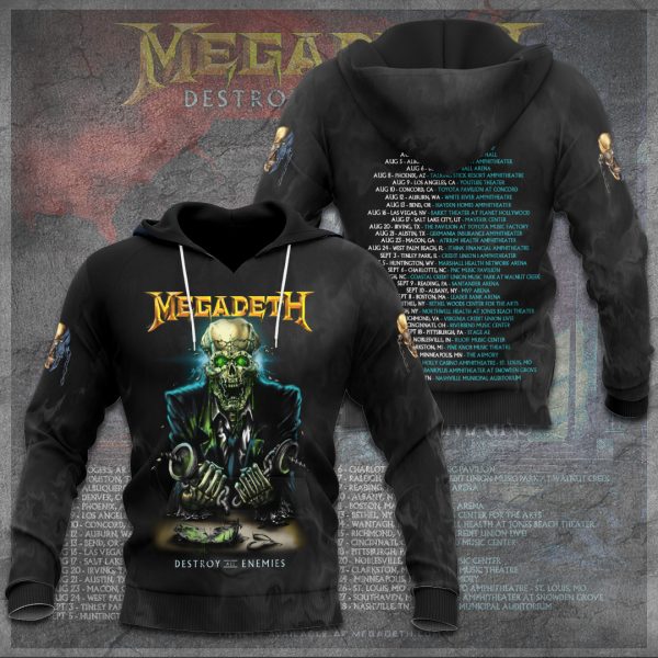 Megadeth Band 3D Apparel - TANTN 8263