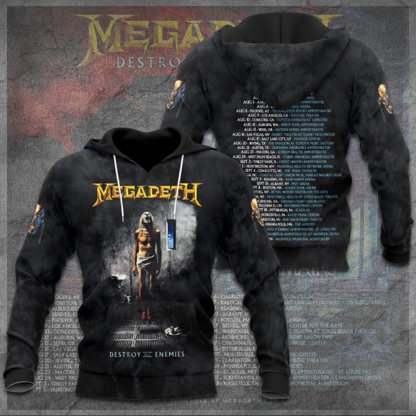 Megadeth Band 3D Apparel - TANTN 8264