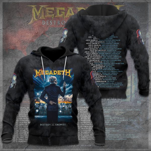 Megadeth Band 3D Apparel - TANTN 8379