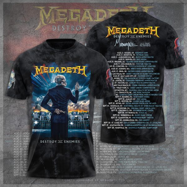 Megadeth Band 3D Apparel - TANTN 8379