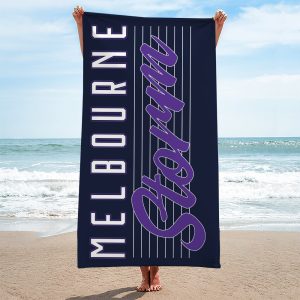 Melbourne Storm Rectangle Beach Towel - TANTN 8100