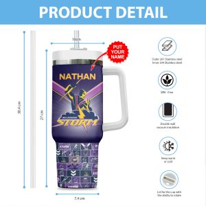 Personalized Melbourne Storm 40oz Stanley Tumbler - VANDH 3529