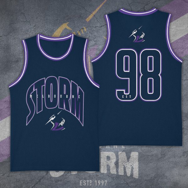 Melbourne Storm Basketball Jersey - TANTN 8346