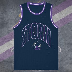 Melbourne Storm Basketball Jersey - TANTN 8346