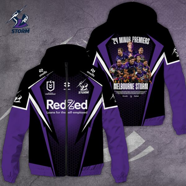 Melbourne Storm 3D Windbreaker Jacket - TANTN 8540