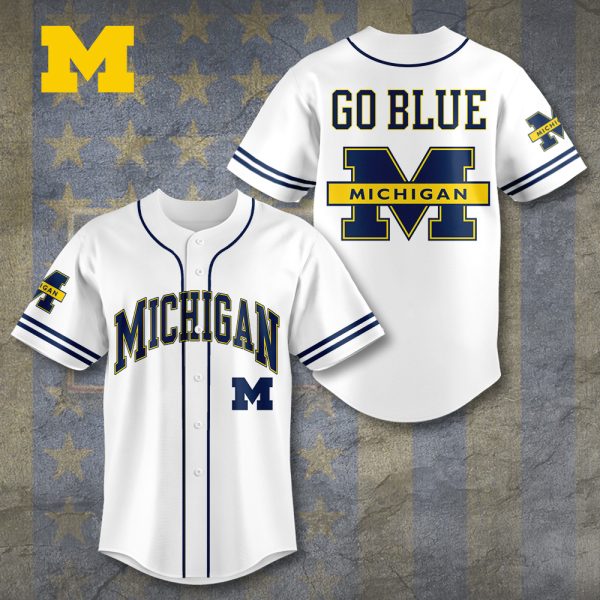 Michigan Wolverines Football Baseball Jersey - TANTN 8201