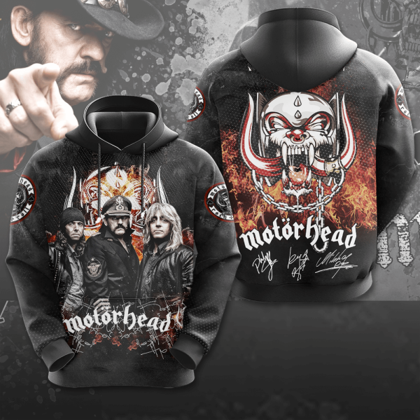 Motörhead Band x Lemmy Kilmister 3D Apparel - MAITM 4298