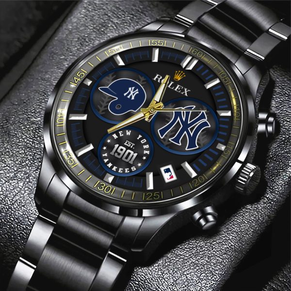 New York Yankees x Rolex Black Stainless Steel Watch - MAITM 8125