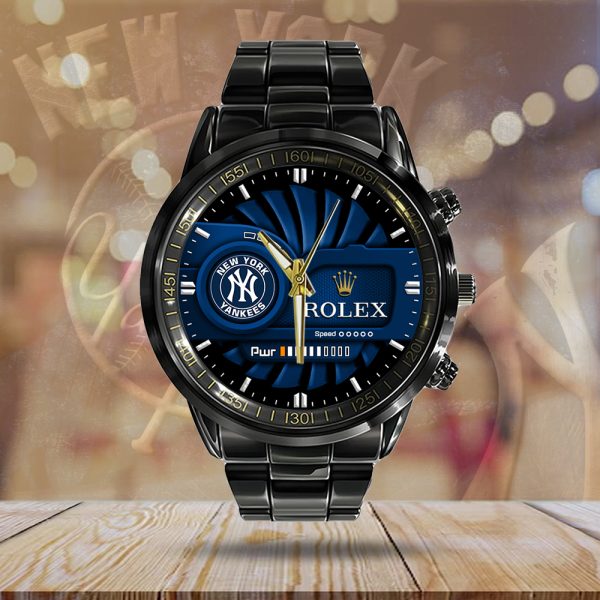 New York Yankees x Rolex Black Stainless Steel Watch - MAITM 8139