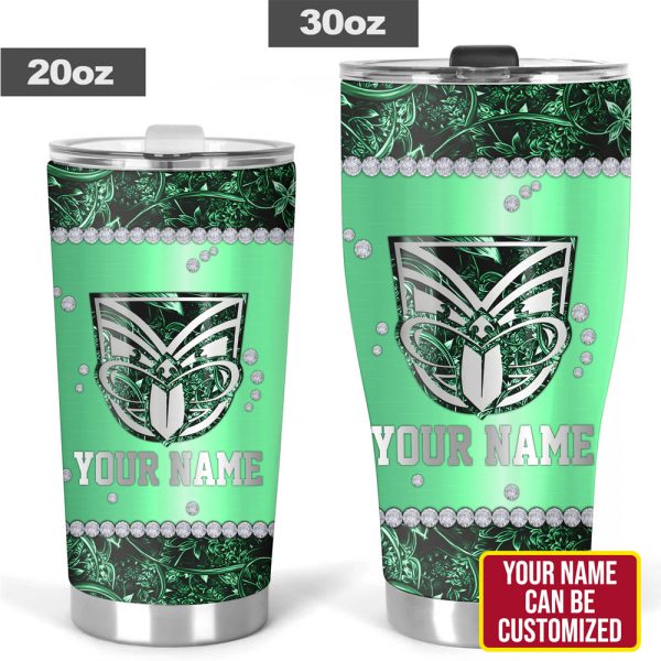 Personalized New Zealand Warriors Tumbler Cup - VANDH 3528