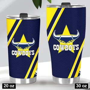 Personalized North Queensland Cowboys Tumbler Cup - VANDH 3475