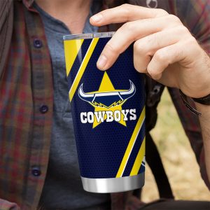 Personalized North Queensland Cowboys Tumbler Cup - VANDH 3475