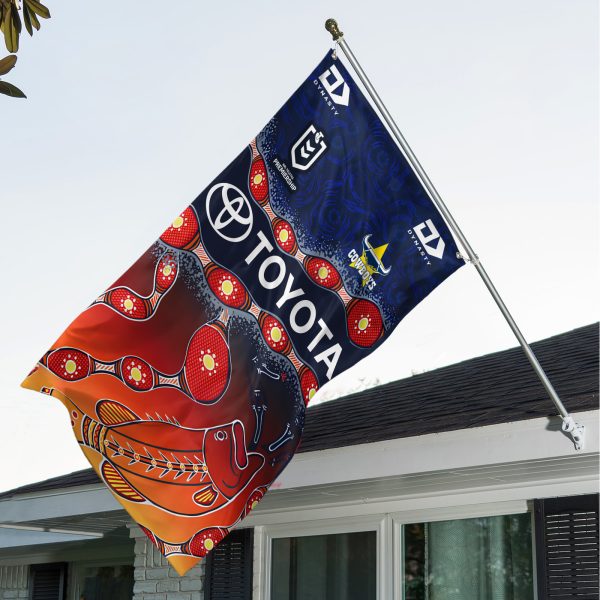 North Queensland Cowboys 3D House Flag - HOATT 6287