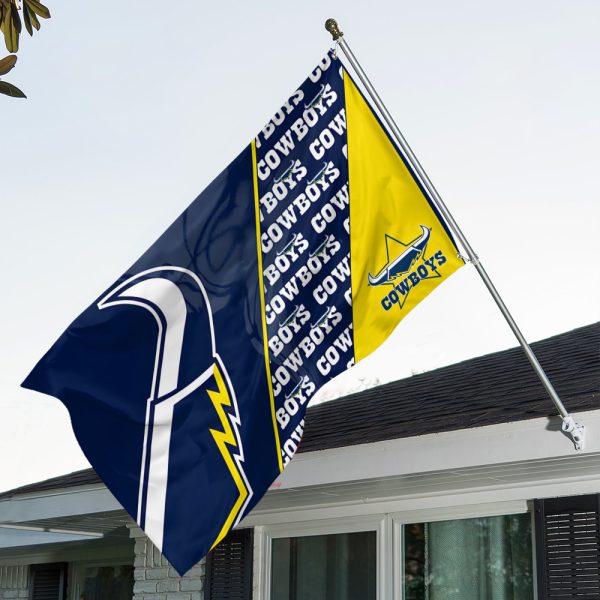 North Queensland Cowboys 3D House Flag - HOATT 6467