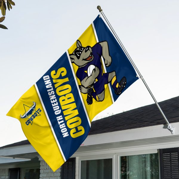 North Queensland Cowboys 3D House Flag - HOATT 6468