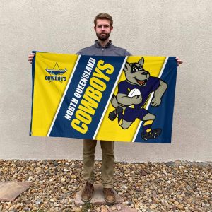 North Queensland Cowboys 3D House Flag - HOATT 6468