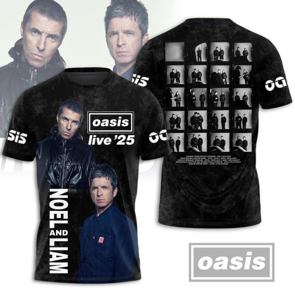 Oasis Band 3D T-Shirt – HUNGVV 7046