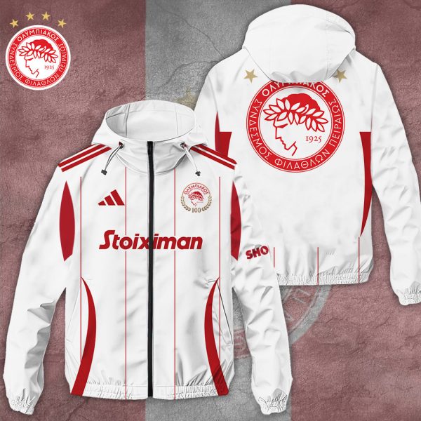 Olympiakos F.C. 3D Windbreaker Jacket - TANTN 8292