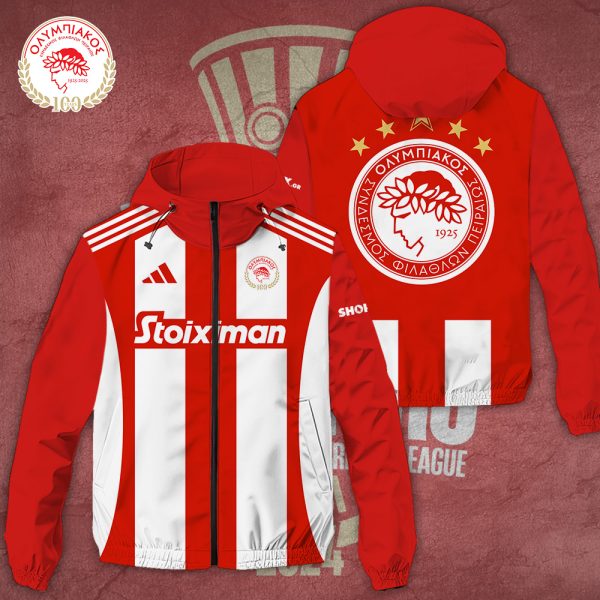 Olympiakos F.C. 3D Windbreaker Jacket - TANTN 8293