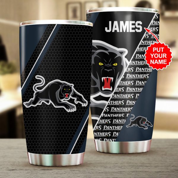 Personalized Penrith Panthers Tumbler Cup - VANDH 3477