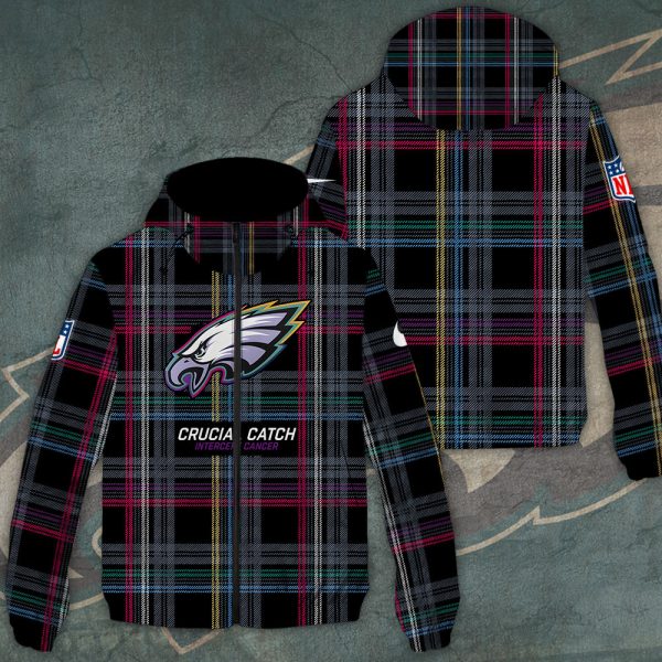 Philadelphia Eagles 3D Windbreaker Jacket - TANTN 8300