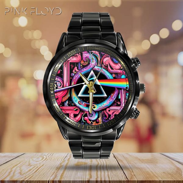 Pink Floyd Black Stainless Steel Watch - GNE 1566