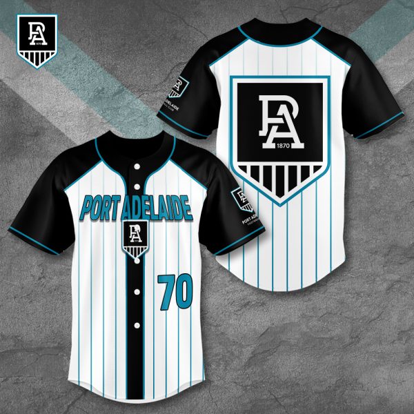 Port Adelaide FC Baseball Jersey - TANTN 8348