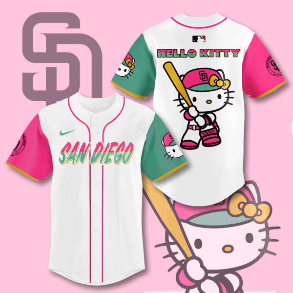 San Diego Padres x Hello Kitty Baseball Jersey - MAITM 8017