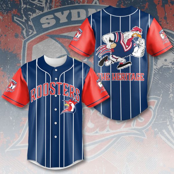 Sydney Roosters Baseball Jersey - HOATT 6348