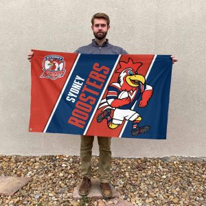 Sydney Roosters 3D House Flag - HOATT 6318