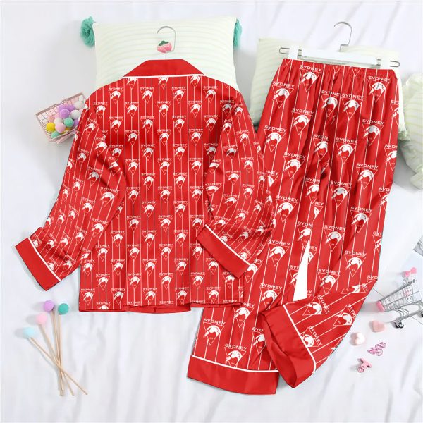 Sydney Swans Button Down Pajamas Set – TANTN 8443