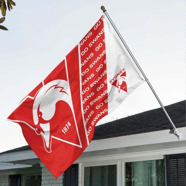 Sydney Swans 3D House Flag - HOATT 6308