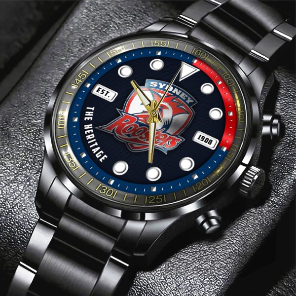 Sydney Roosters Black Stainless Steel Watch - HOATT 6454