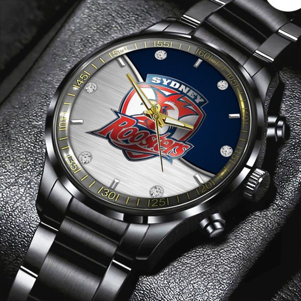 Sydney Roosters Black Stainless Steel Watch - HOATT 6455