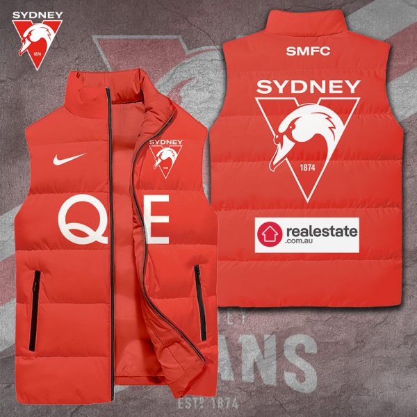 Sydney Swans 3D Down Vest - TANTN 8284