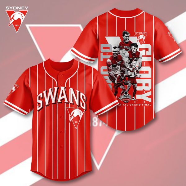 Sydney Swans Baseball Jersey - HOATT 6379