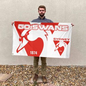 Sydney Swans 3D House Flag - HOATT 6309