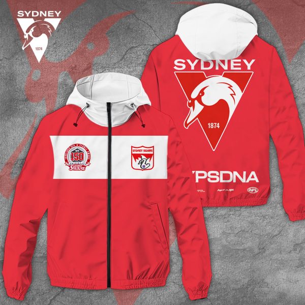 Sydney Swans 3D Windbreaker Jacket - GNE 1452