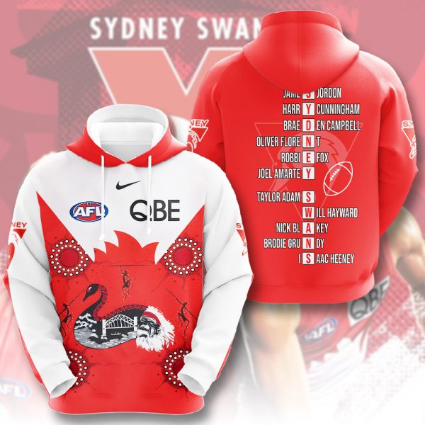 Sydney Swans 3D Apparel - HOATT 6393