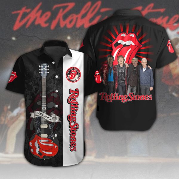 The Rolling Stones Short Sleeve Dress Shirt - HUNGVV 2333.1